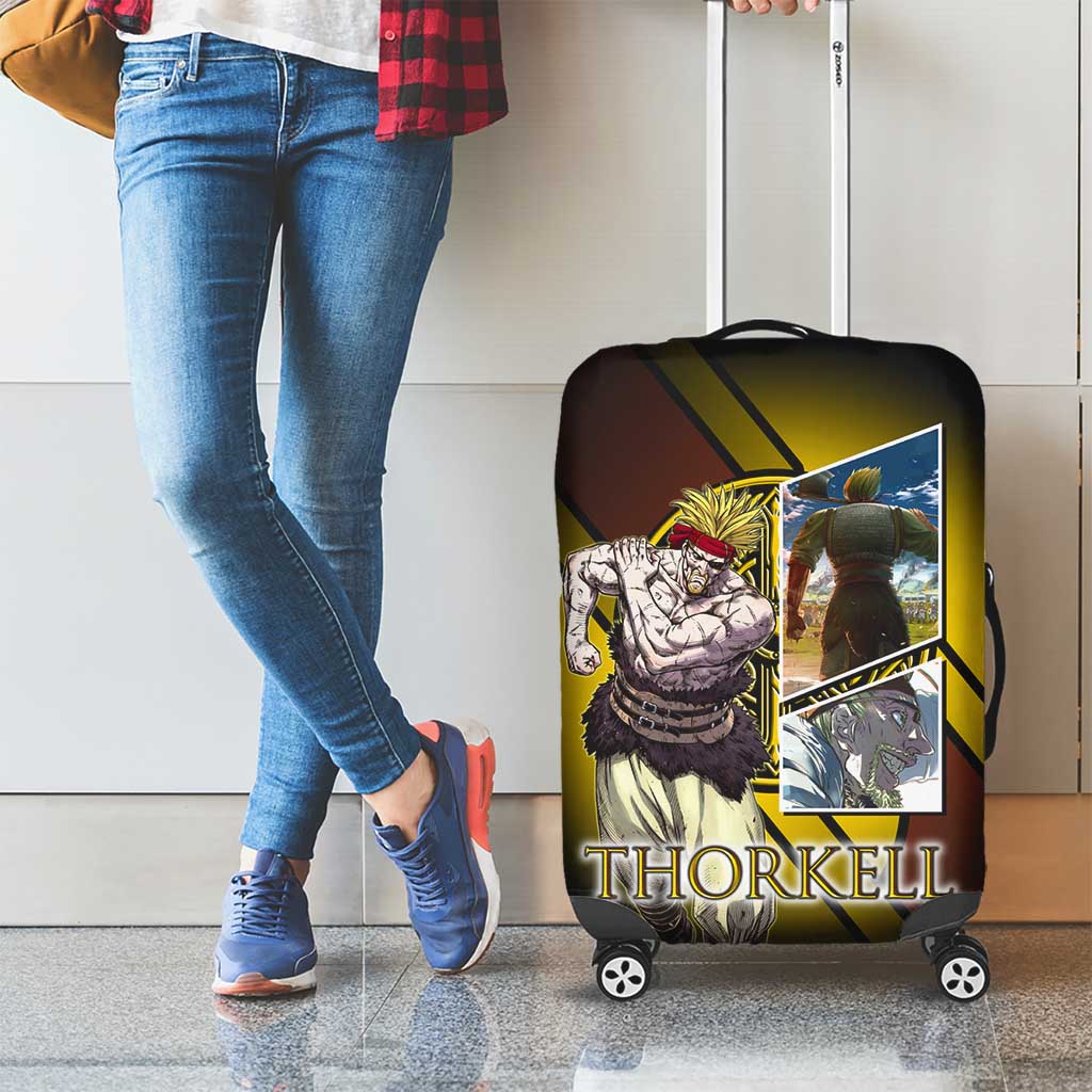 Thorkell Viking Berserker Luggage Cover Viking Manga Illustration Style