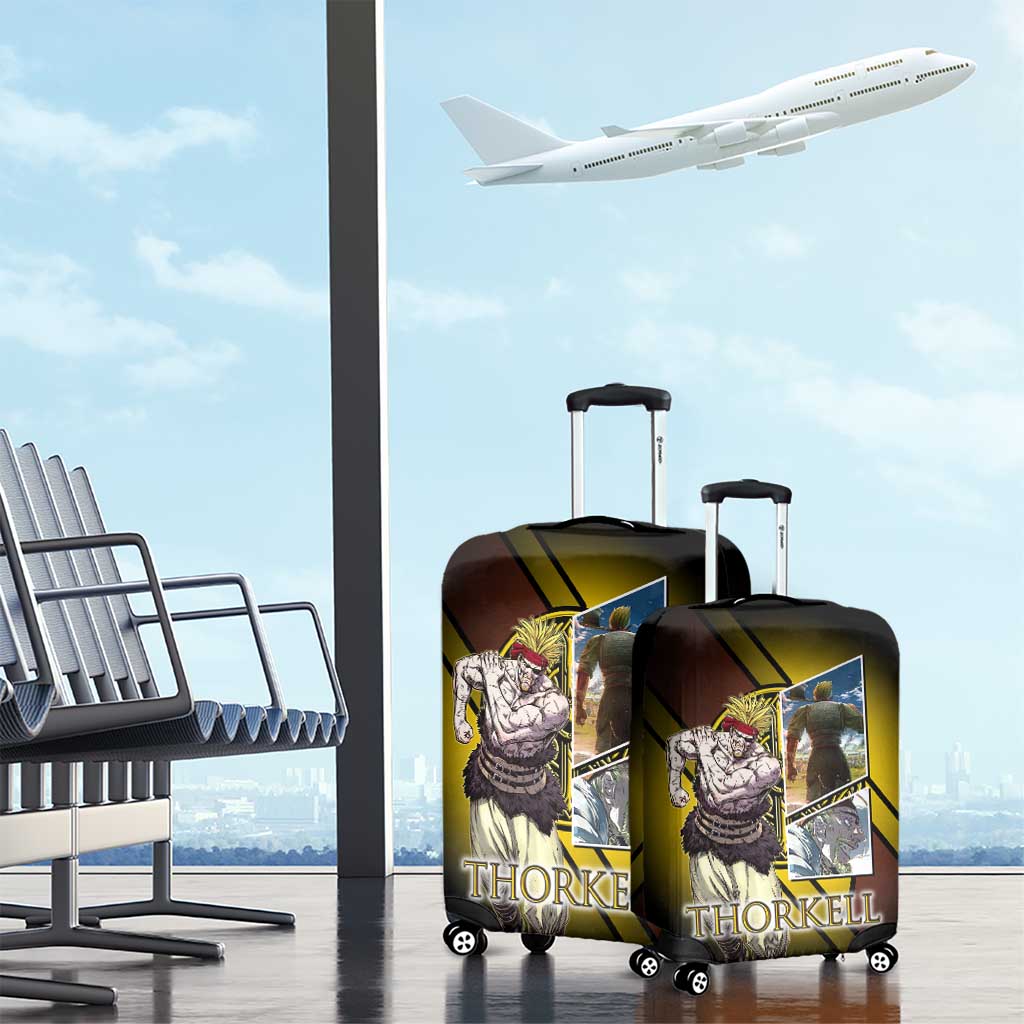 Thorkell Viking Berserker Luggage Cover Viking Manga Illustration Style