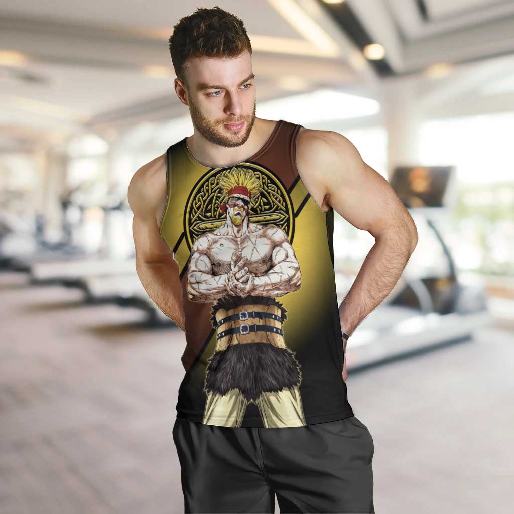 Thorkell Viking Berserker Men Tank Top Viking Manga Illustration Style