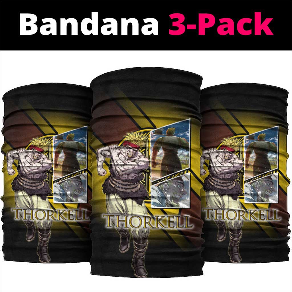 Thorkell Viking Berserker Neck Gaiter Viking Manga Illustration Style