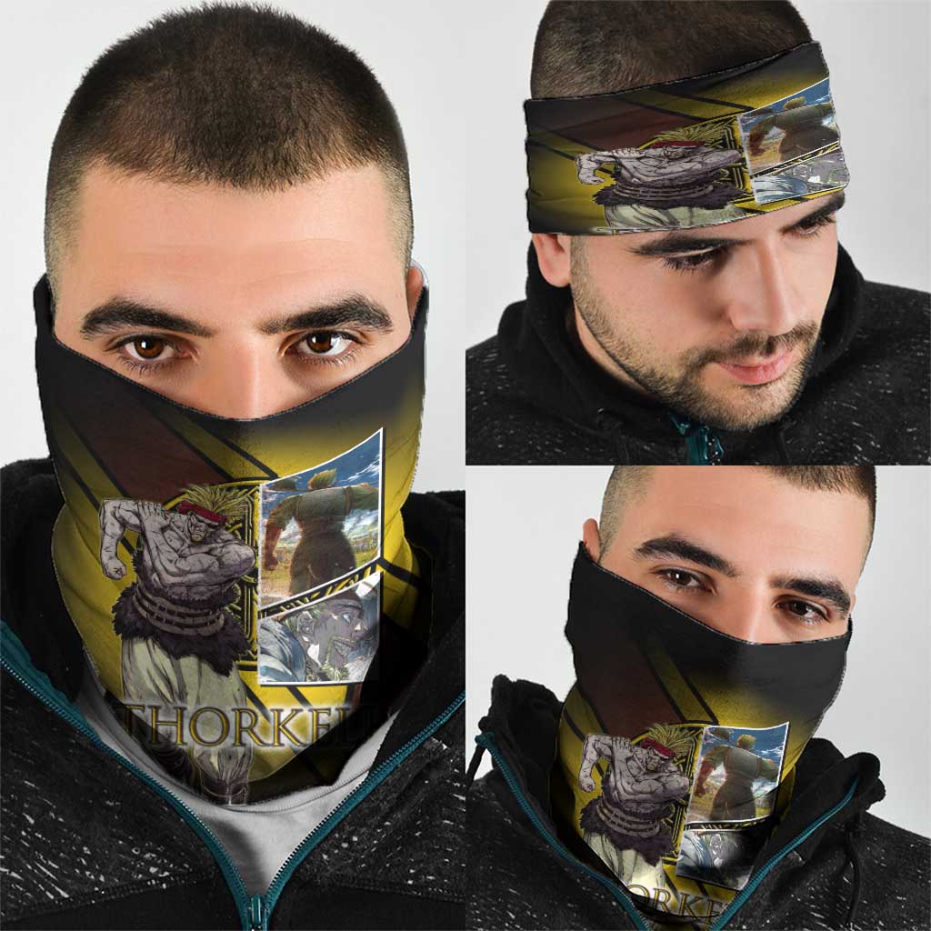 Thorkell Viking Berserker Neck Gaiter Viking Manga Illustration Style