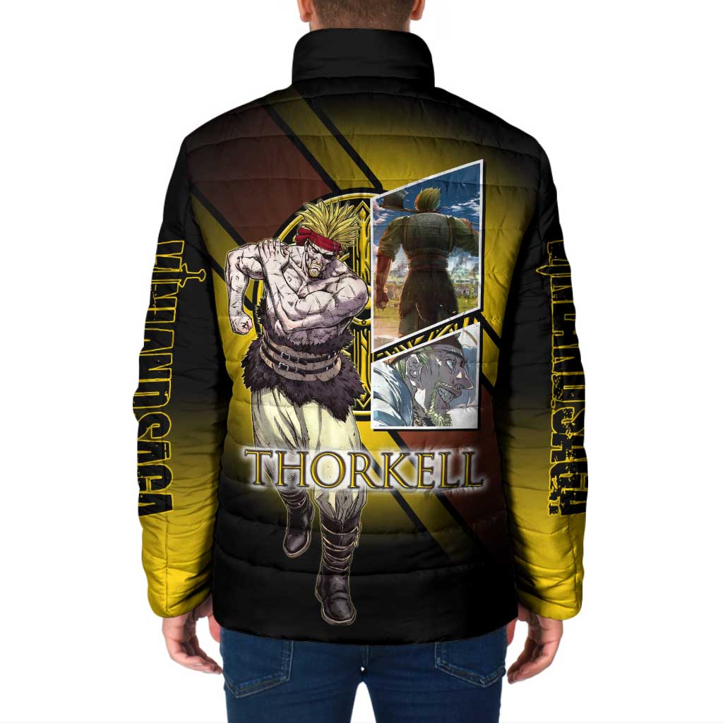 Thorkell Viking Berserker Padded Jacket Viking Manga Illustration Style