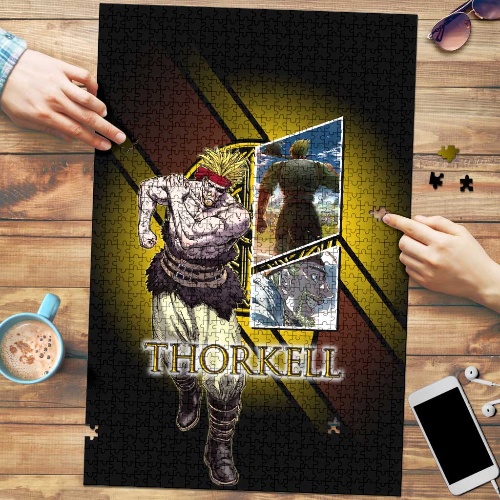 Thorkell Viking Berserker Puzzle Viking Manga Illustration Style