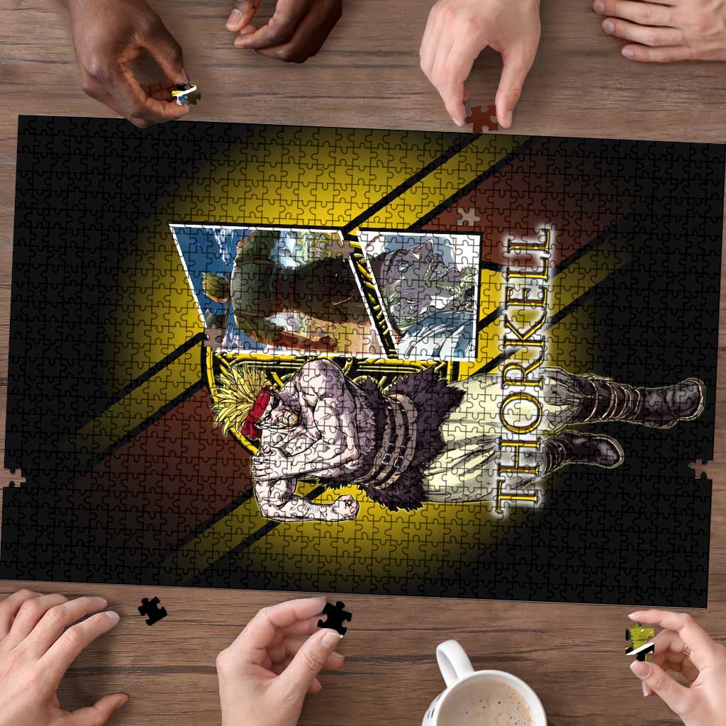 Thorkell Viking Berserker Puzzle Viking Manga Illustration Style
