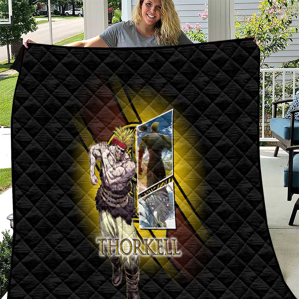 Thorkell Viking Berserker Quilt Viking Manga Illustration Style