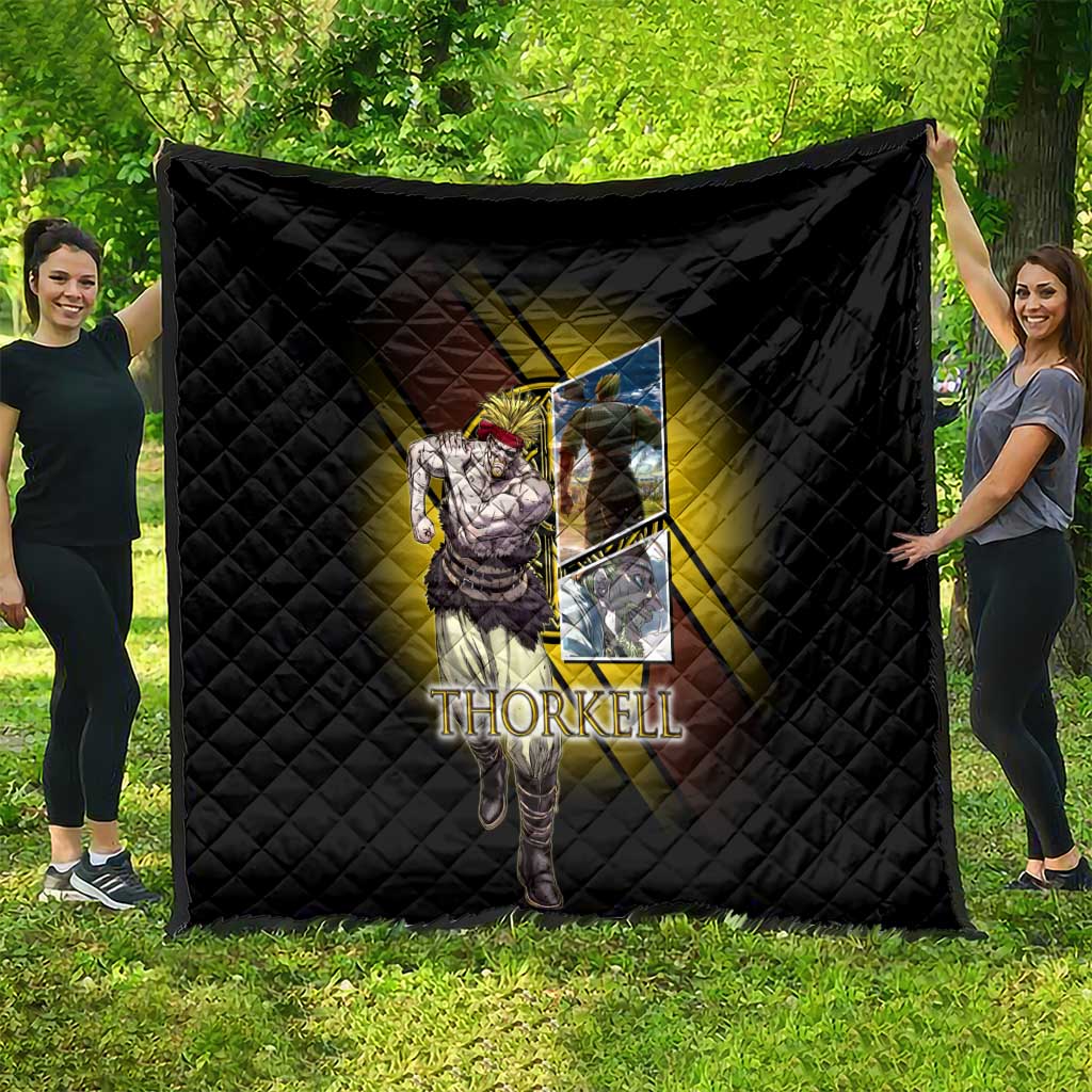 Thorkell Viking Berserker Quilt Viking Manga Illustration Style