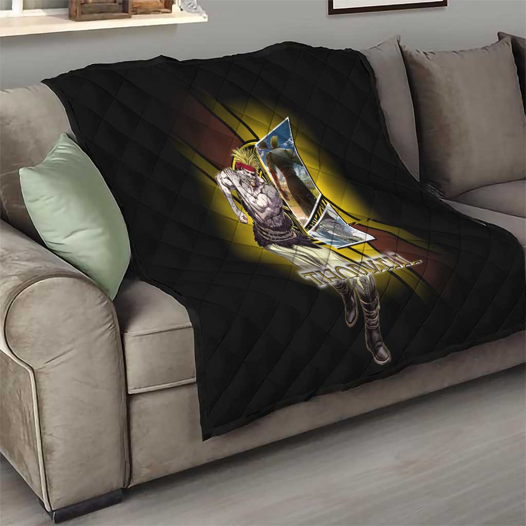 Thorkell Viking Berserker Quilt Viking Manga Illustration Style
