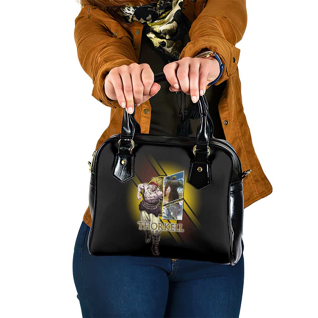 Thorkell Viking Berserker Shoulder Handbag Viking Manga Illustration Style