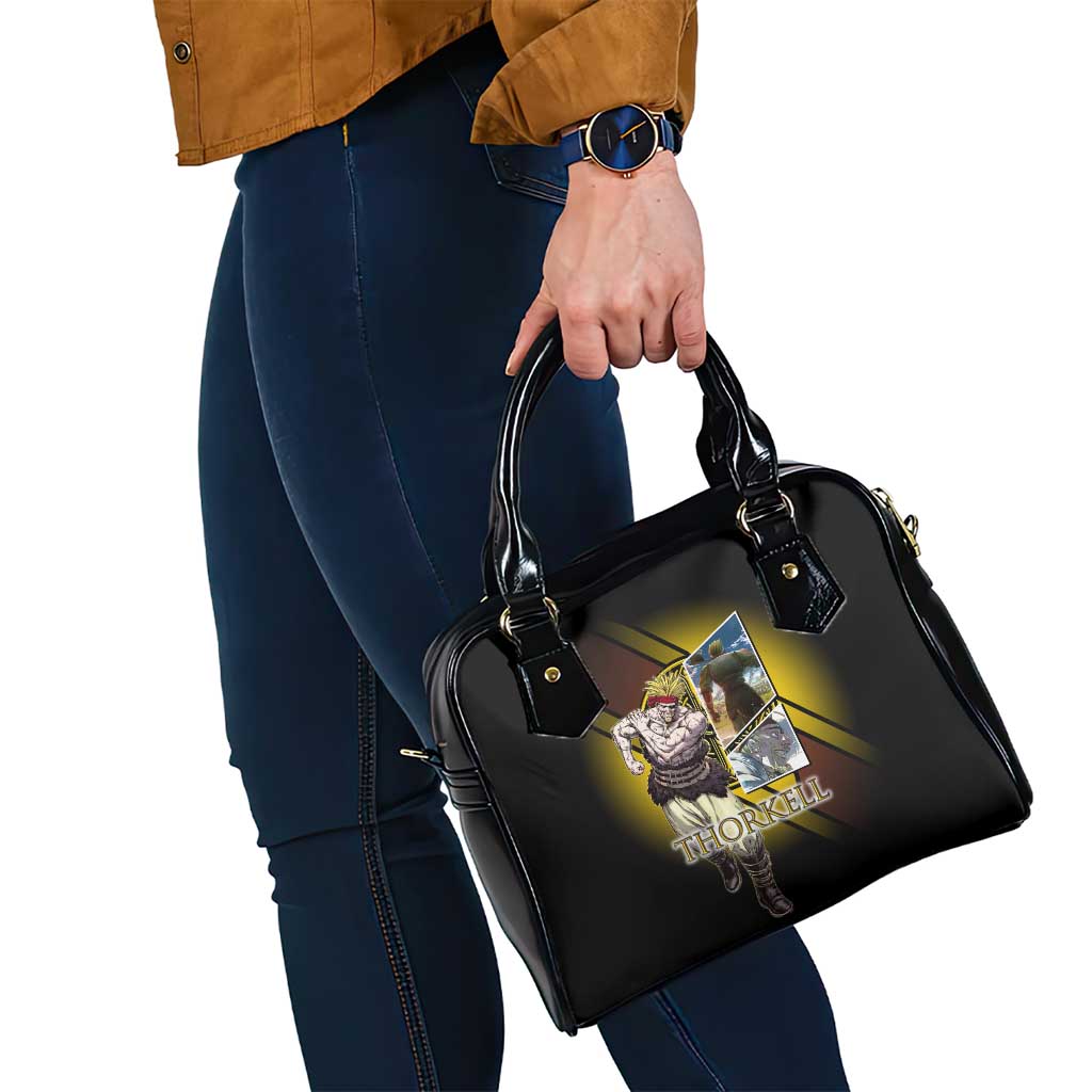 Thorkell Viking Berserker Shoulder Handbag Viking Manga Illustration Style