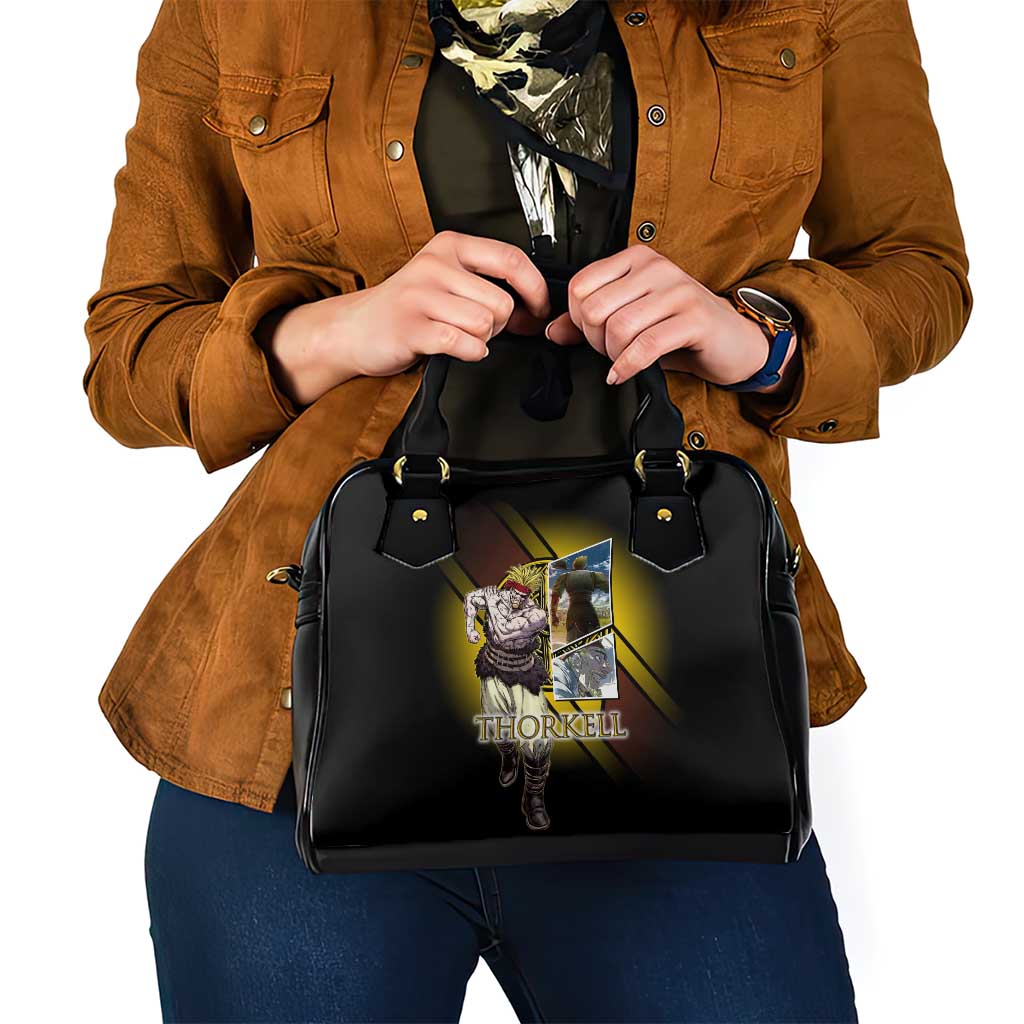 Thorkell Viking Berserker Shoulder Handbag Viking Manga Illustration Style