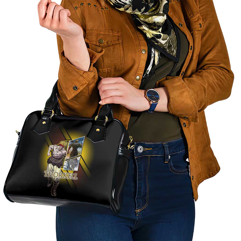Thorkell Viking Berserker Shoulder Handbag Viking Manga Illustration Style