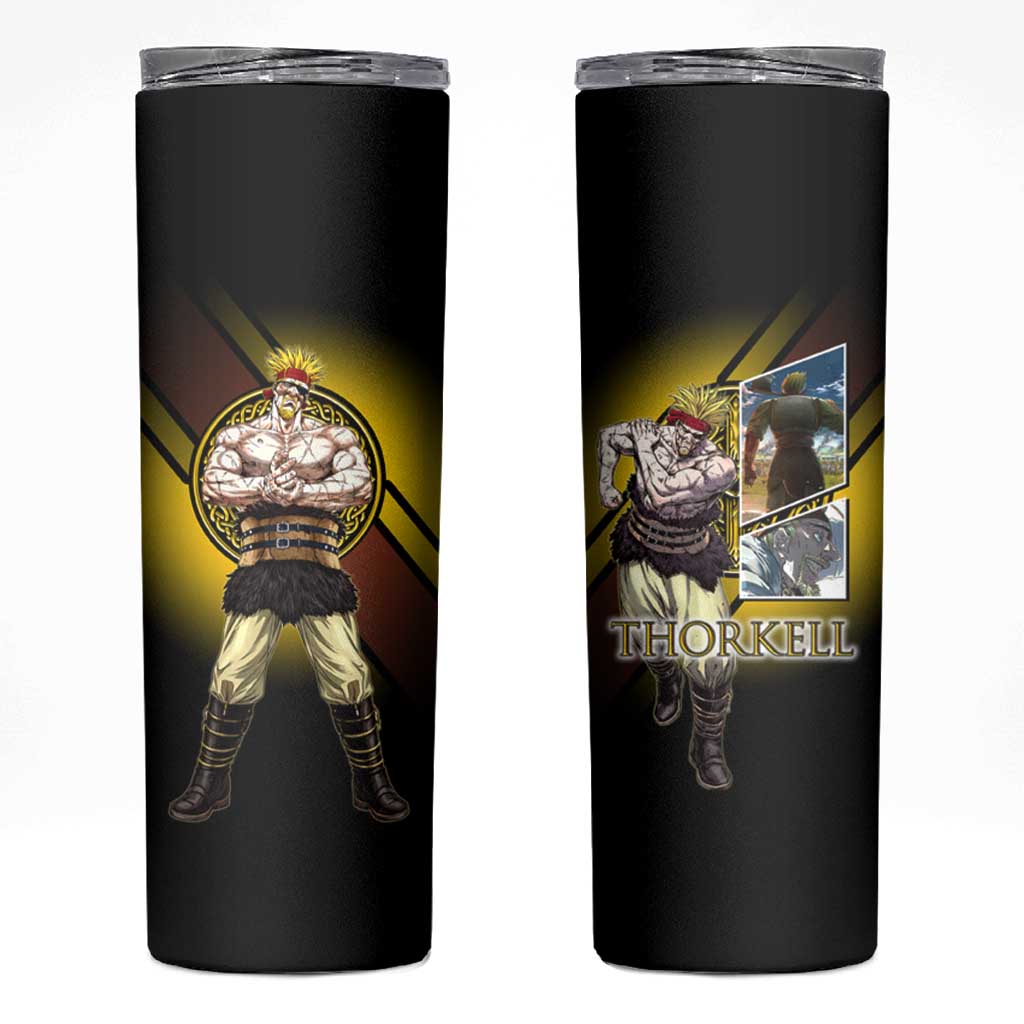 Thorkell Viking Berserker Skinny Tumbler Viking Manga Illustration Style