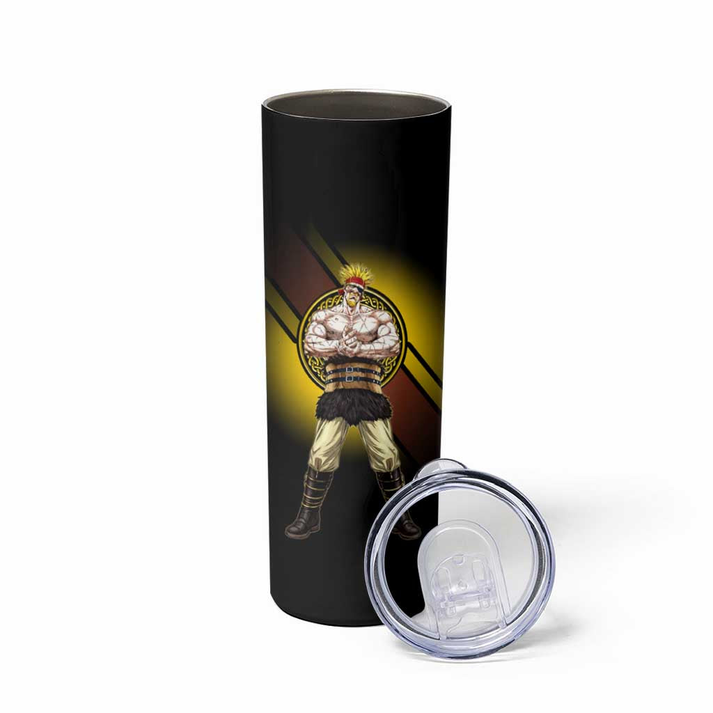 Thorkell Viking Berserker Skinny Tumbler Viking Manga Illustration Style