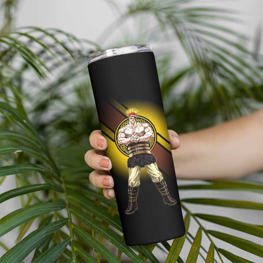 Thorkell Viking Berserker Skinny Tumbler Viking Manga Illustration Style