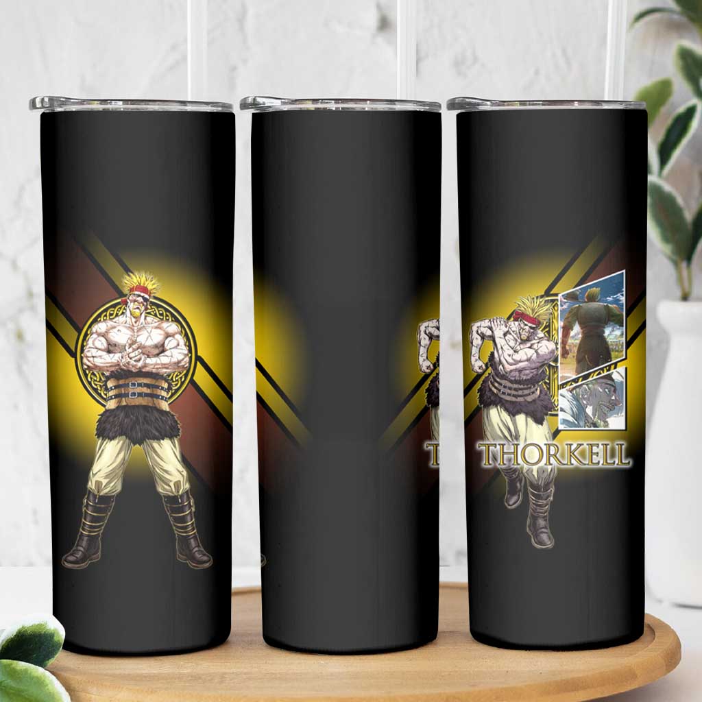 Thorkell Viking Berserker Skinny Tumbler Viking Manga Illustration Style