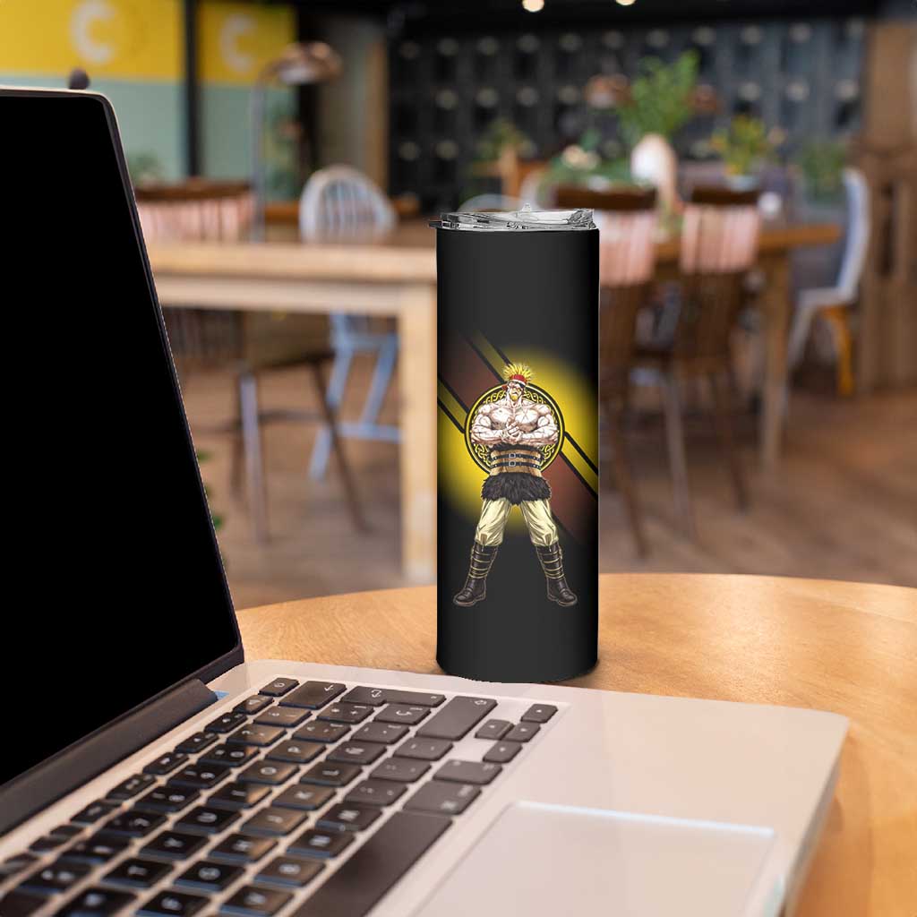 Thorkell Viking Berserker Skinny Tumbler Viking Manga Illustration Style