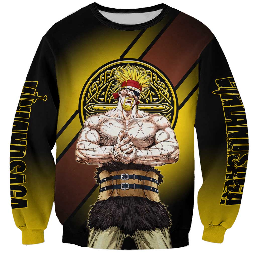 Thorkell Viking Berserker Sweatshirt Viking Manga Illustration Style
