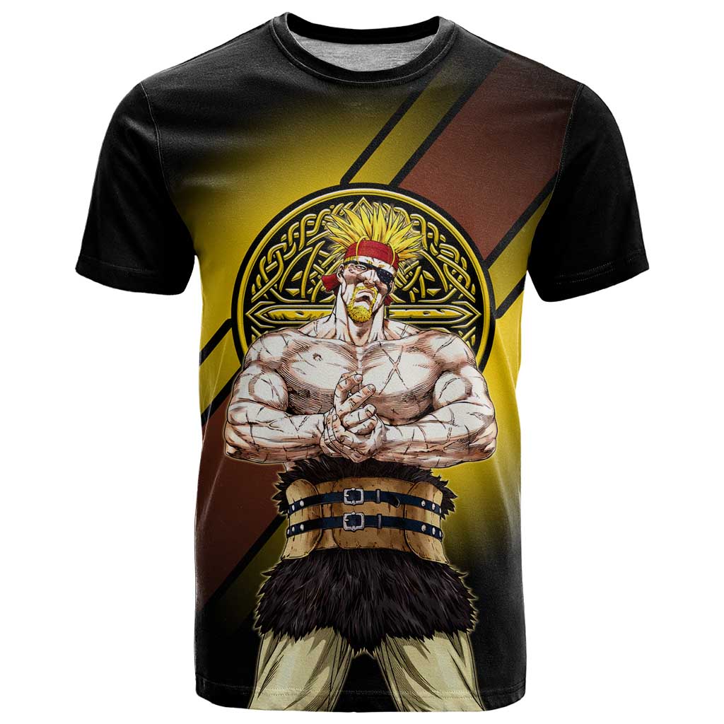 Thorkell Viking Berserker T Shirt Viking Manga Illustration Style