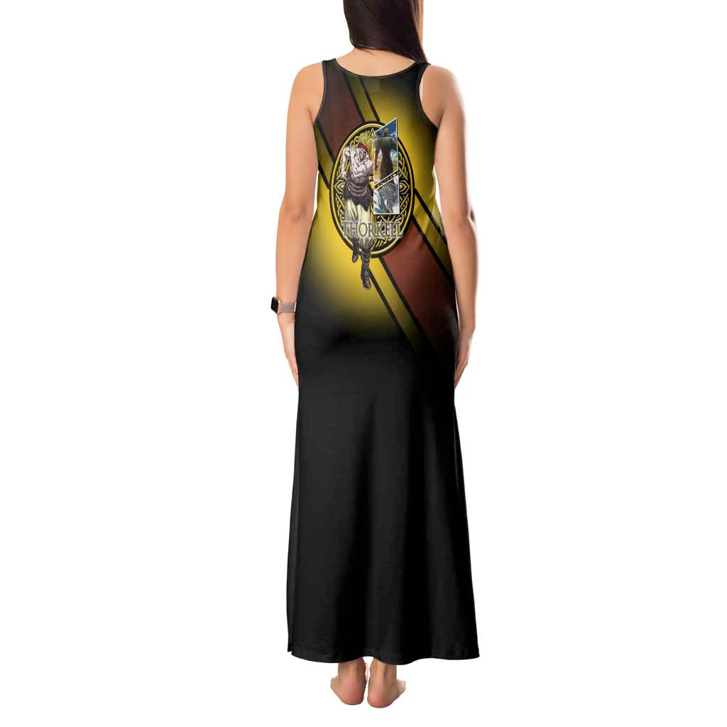 Thorkell Viking Berserker Tank Maxi Dress Viking Manga Illustration Style