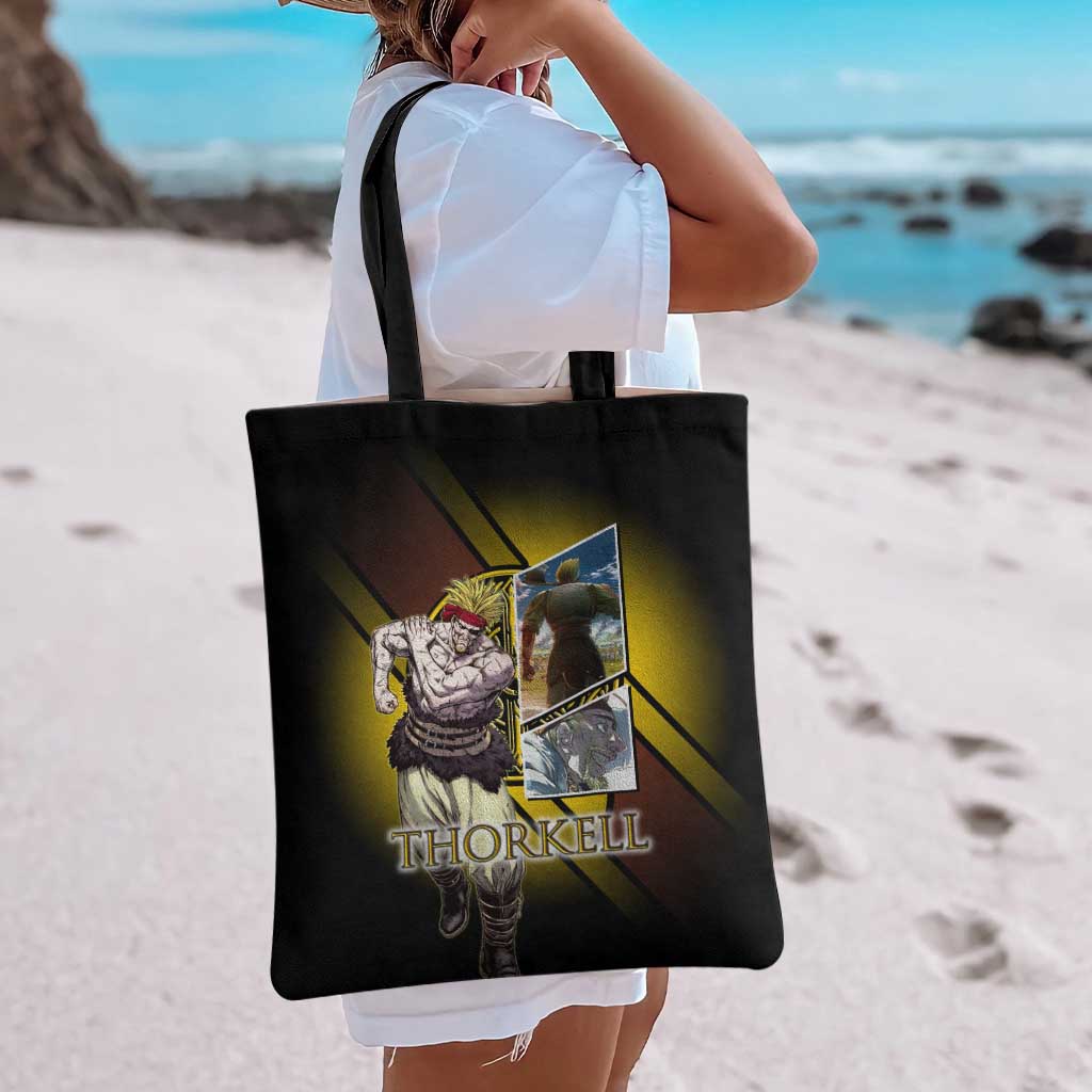 Thorkell Viking Berserker Tote Bag Viking Manga Illustration Style
