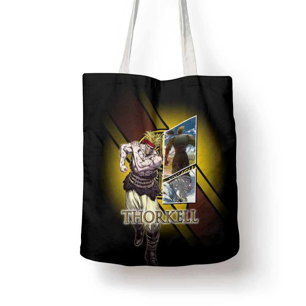 Thorkell Viking Berserker Tote Bag Viking Manga Illustration Style