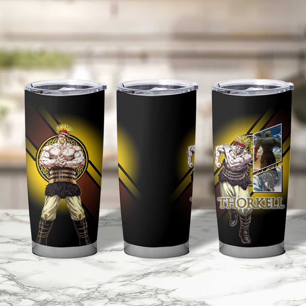 Thorkell Viking Berserker Tumbler Cup Viking Manga Illustration Style