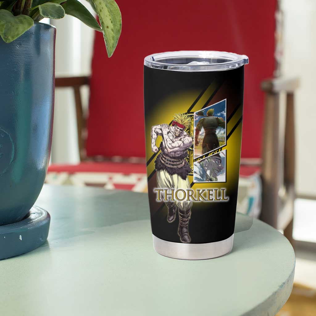 Thorkell Viking Berserker Tumbler Cup Viking Manga Illustration Style