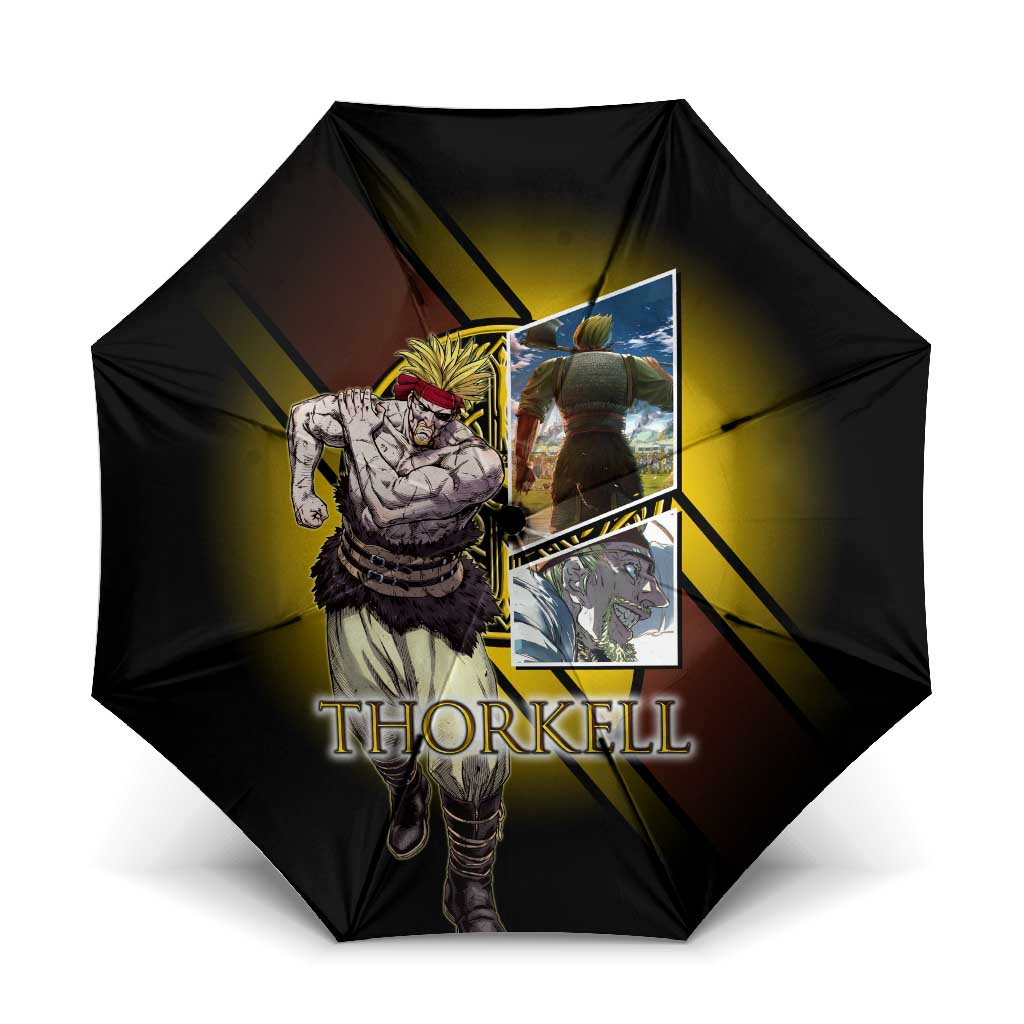 Thorkell Viking Berserker Umbrella Viking Manga Illustration Style
