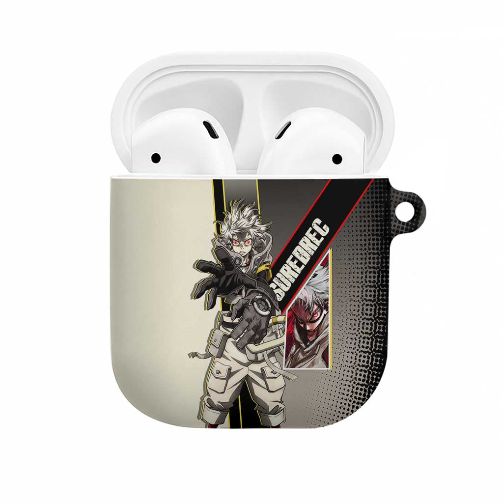 Rudo Surebrec AirPods Case Grunge Manga Illustration Style