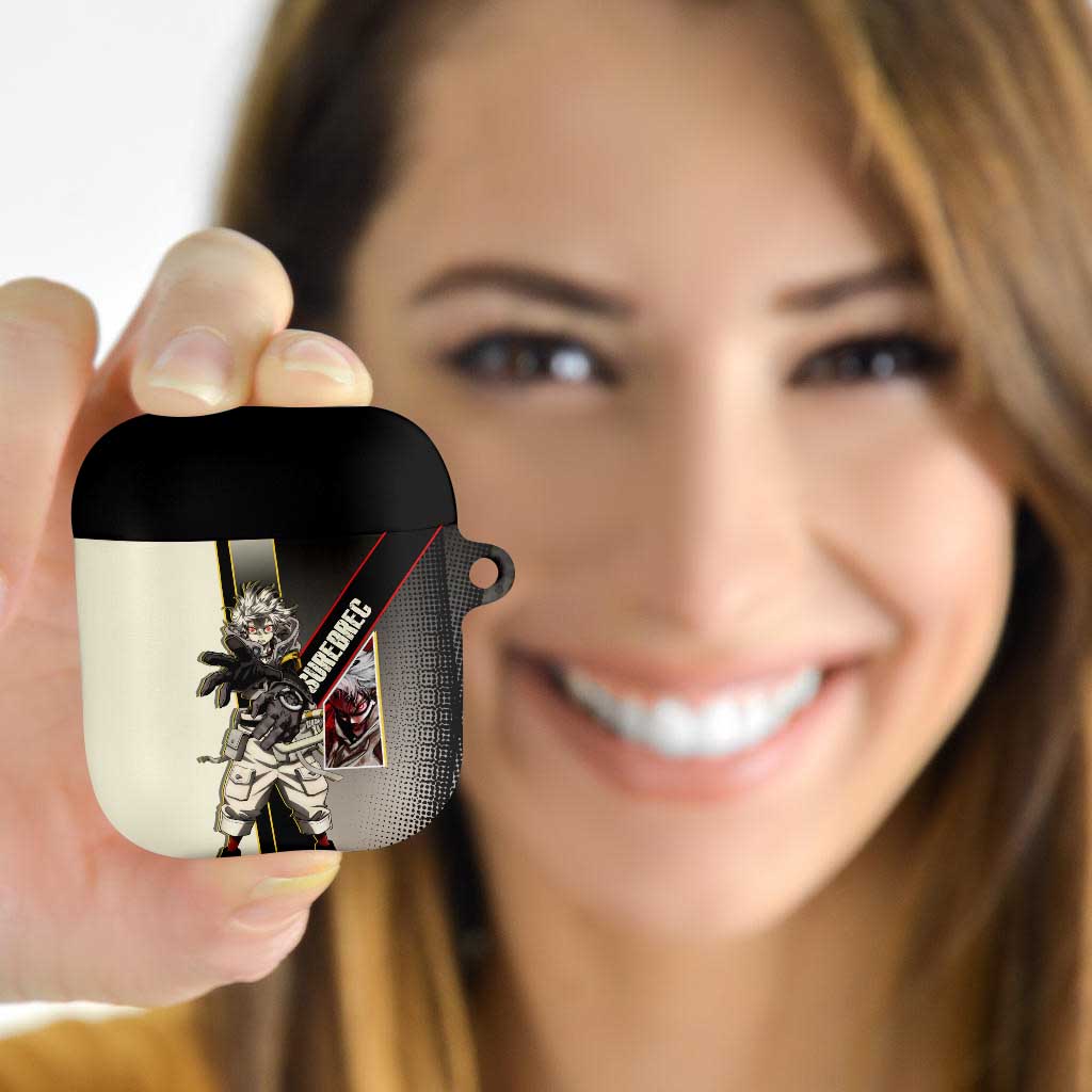 Rudo Surebrec AirPods Case Grunge Manga Illustration Style