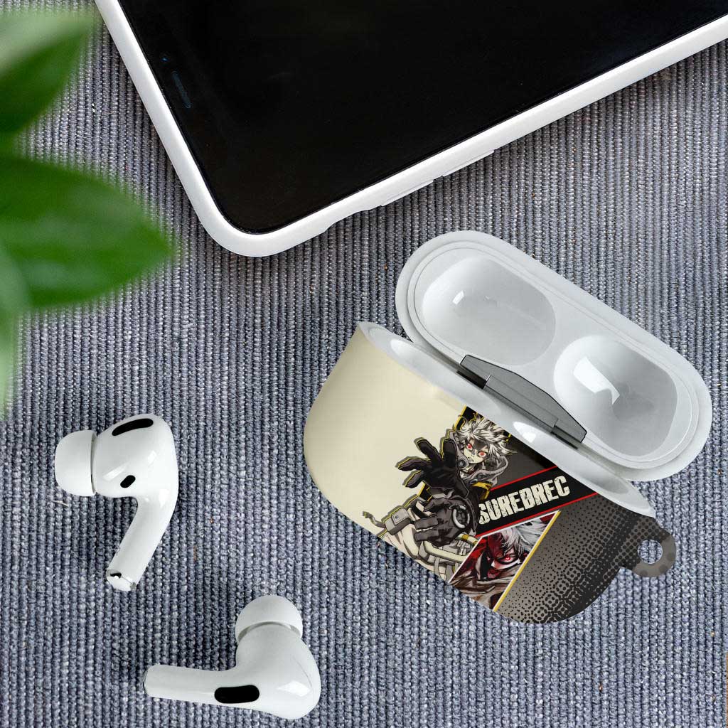 Rudo Surebrec AirPods Case Grunge Manga Illustration Style