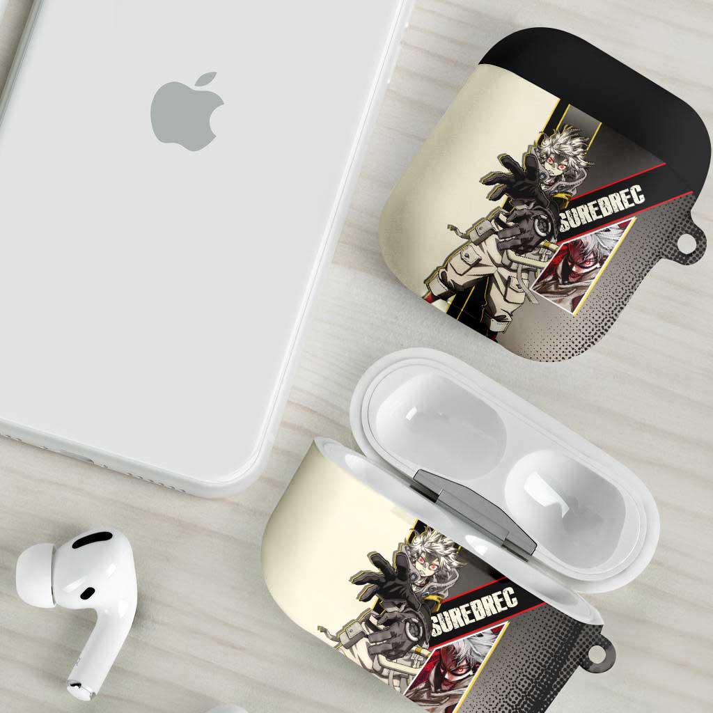 Rudo Surebrec AirPods Case Grunge Manga Illustration Style