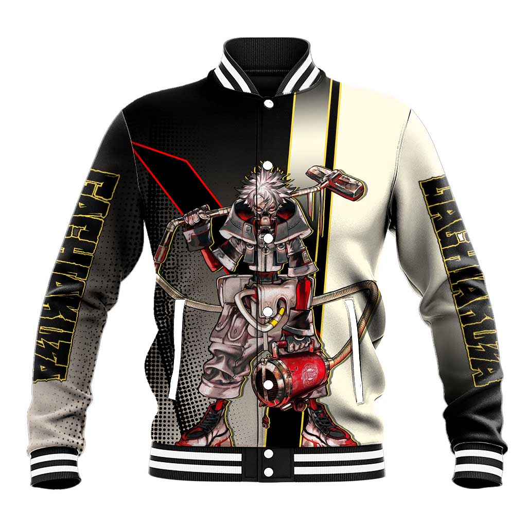 Rudo Surebrec Baseball Jacket Grunge Manga Illustration Style