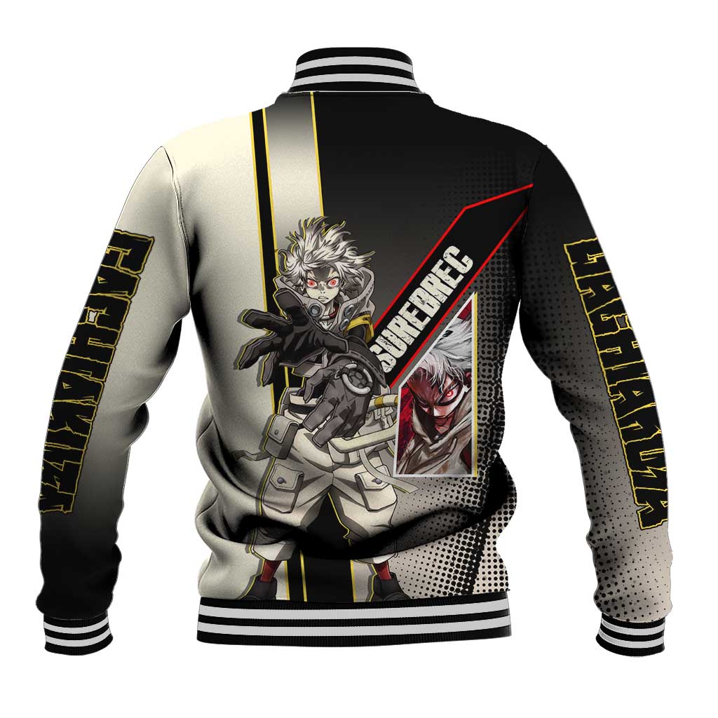 Rudo Surebrec Baseball Jacket Grunge Manga Illustration Style