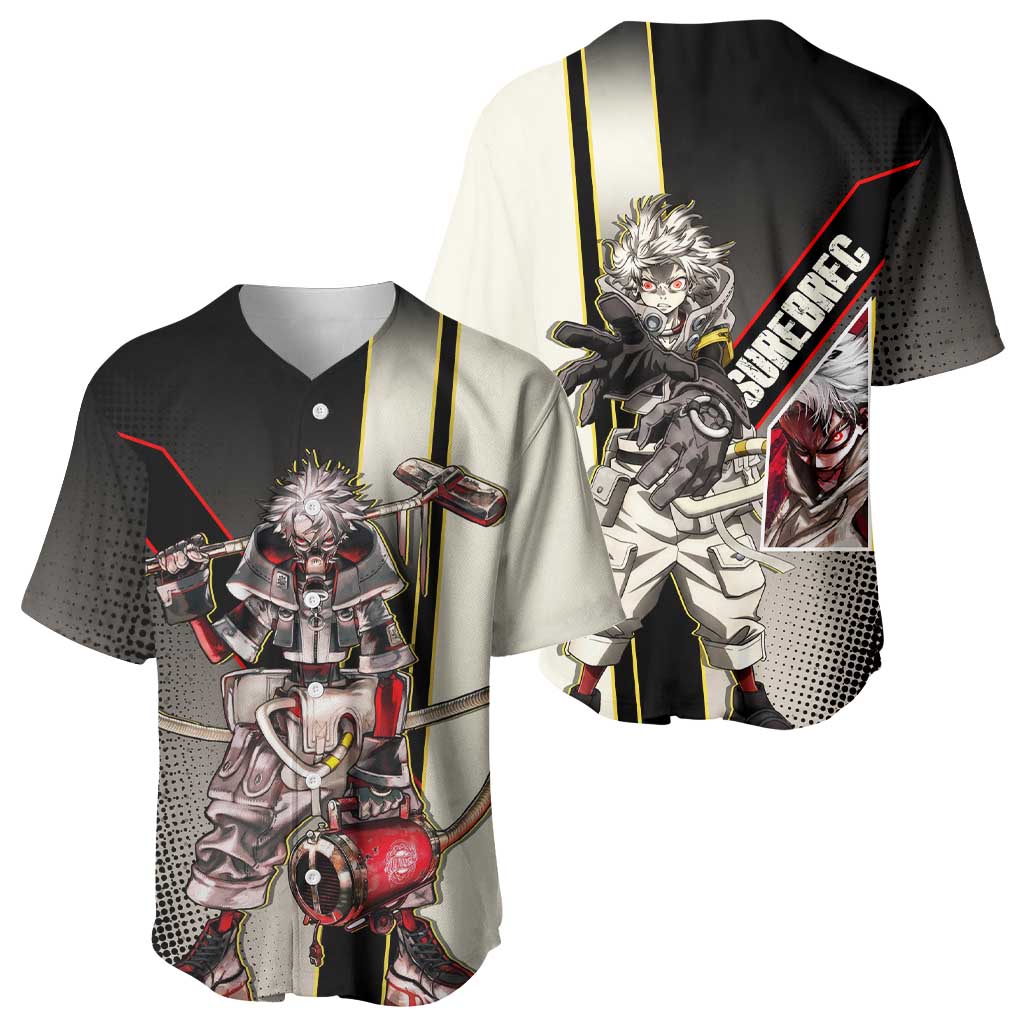 Rudo Surebrec Baseball Jersey Grunge Manga Illustration Style