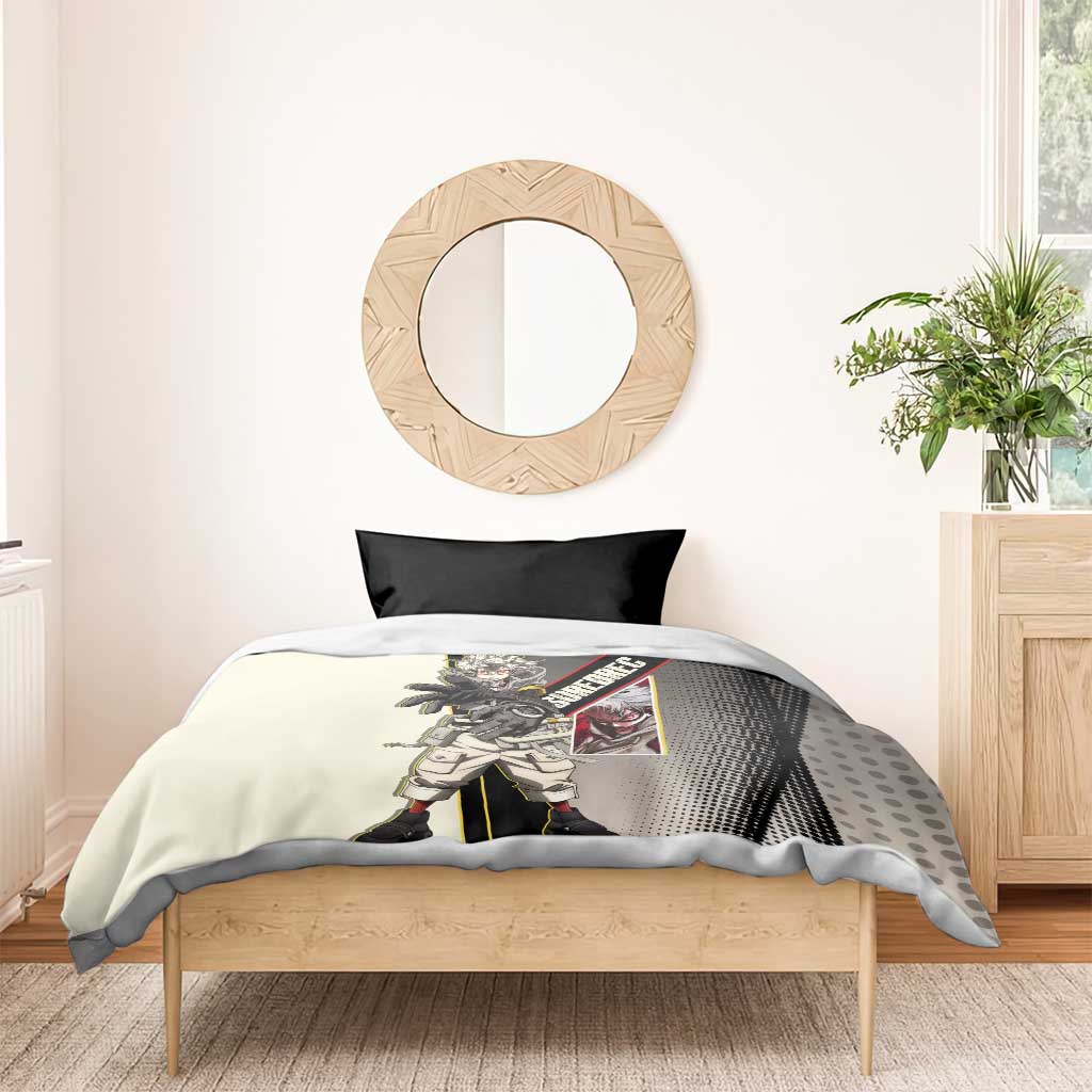 Rudo Surebrec Bedding Set Grunge Manga Illustration Style