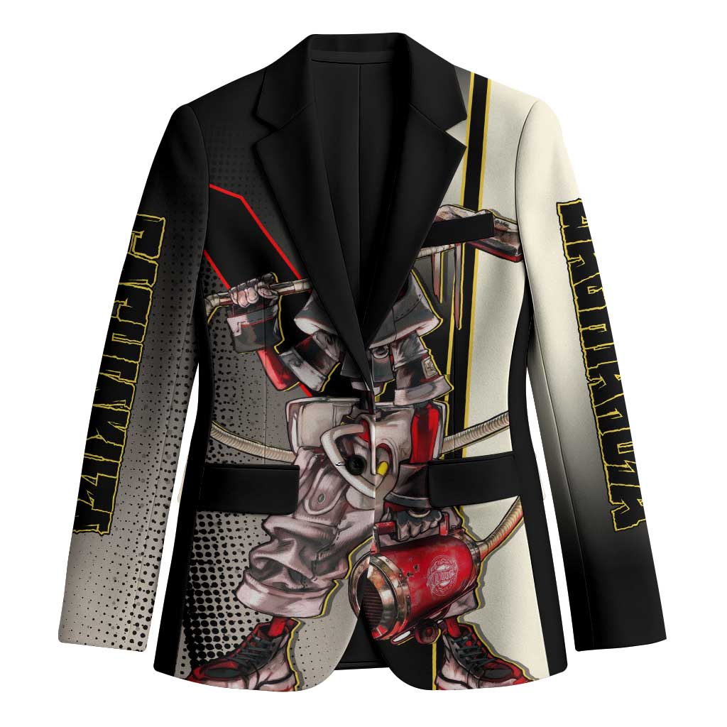 Rudo Surebrec Blazer Grunge Manga Illustration Style
