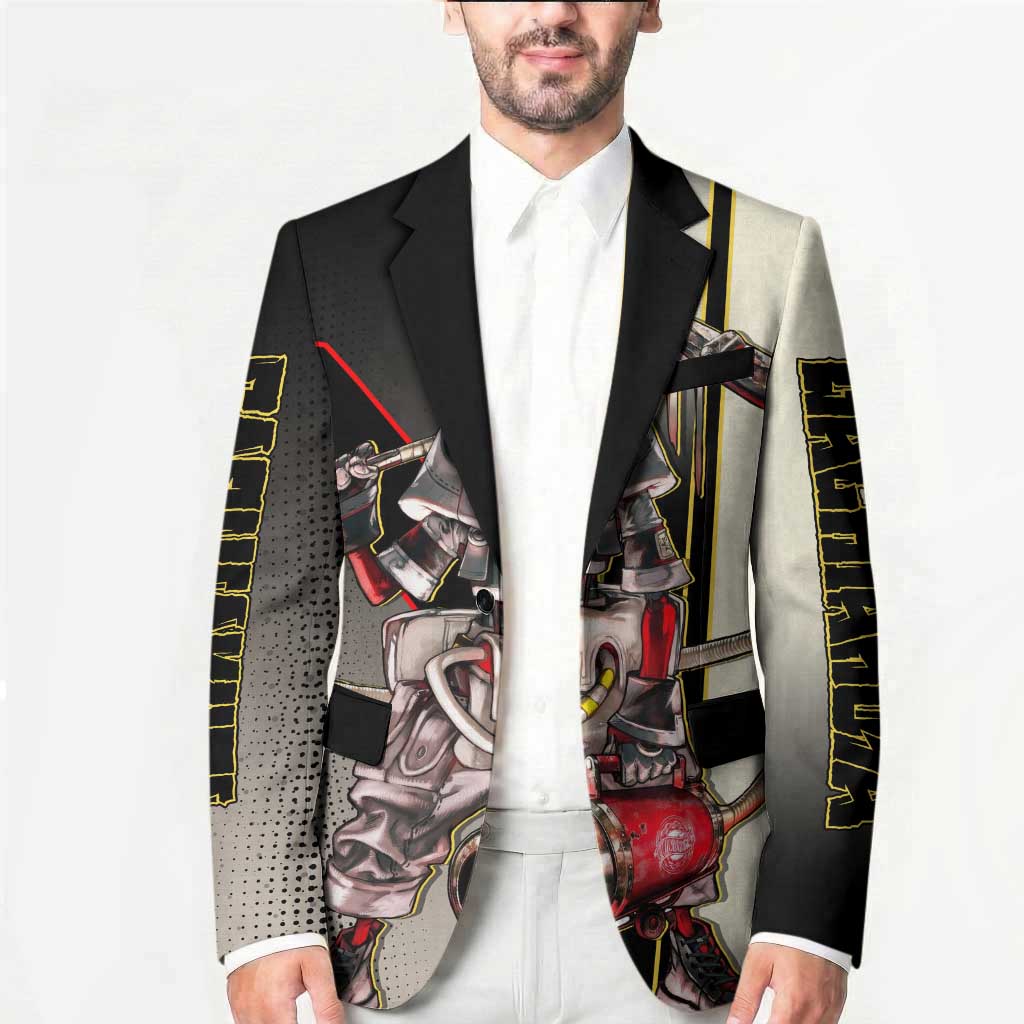 Rudo Surebrec Blazer Grunge Manga Illustration Style