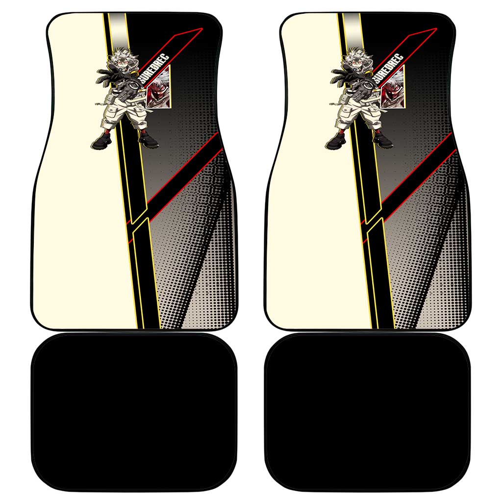 Rudo Surebrec Car Mats Grunge Manga Illustration Style