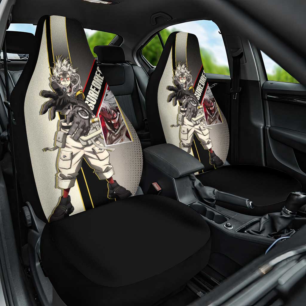 Rudo Surebrec Car Seat Cover Grunge Manga Illustration Style
