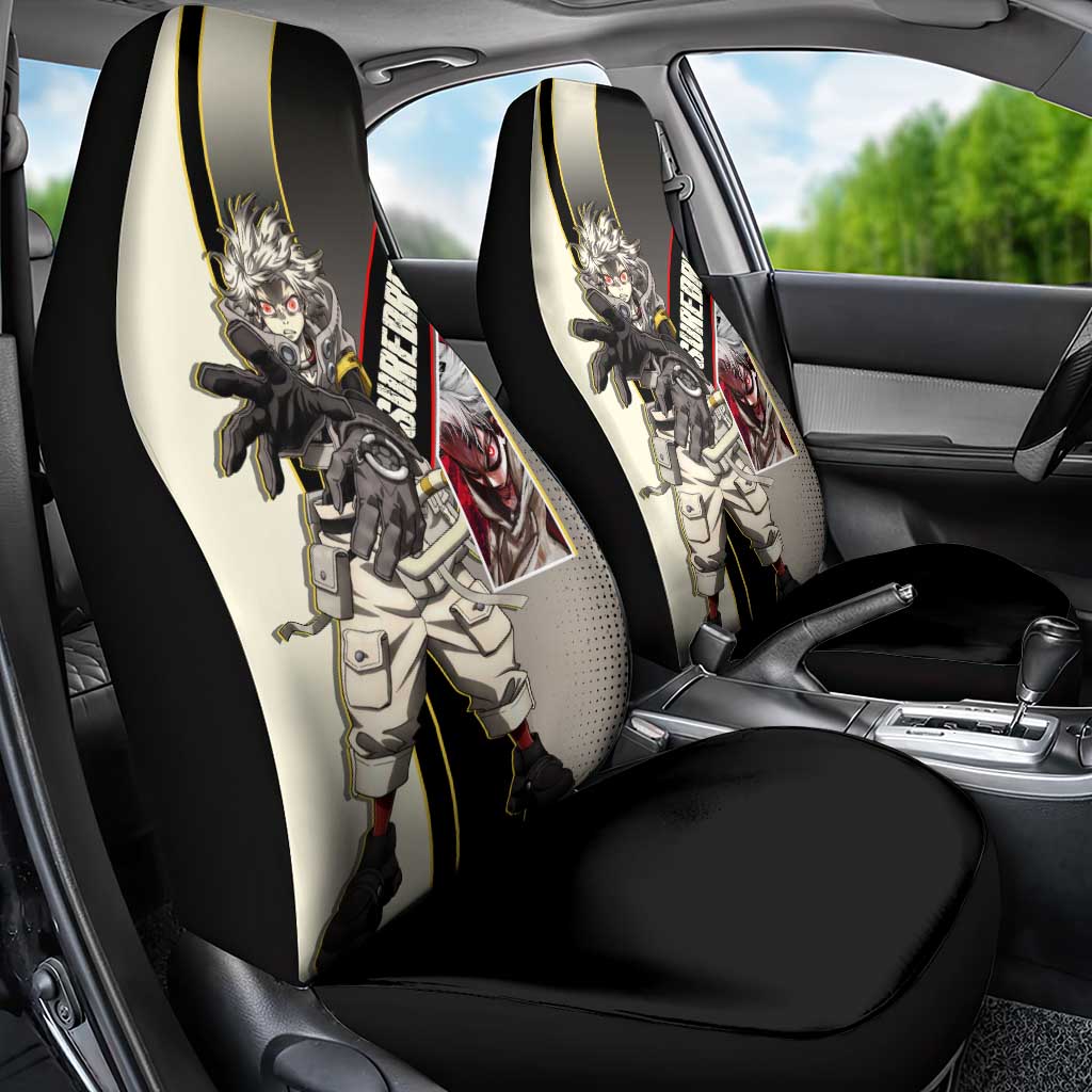 Rudo Surebrec Car Seat Cover Grunge Manga Illustration Style