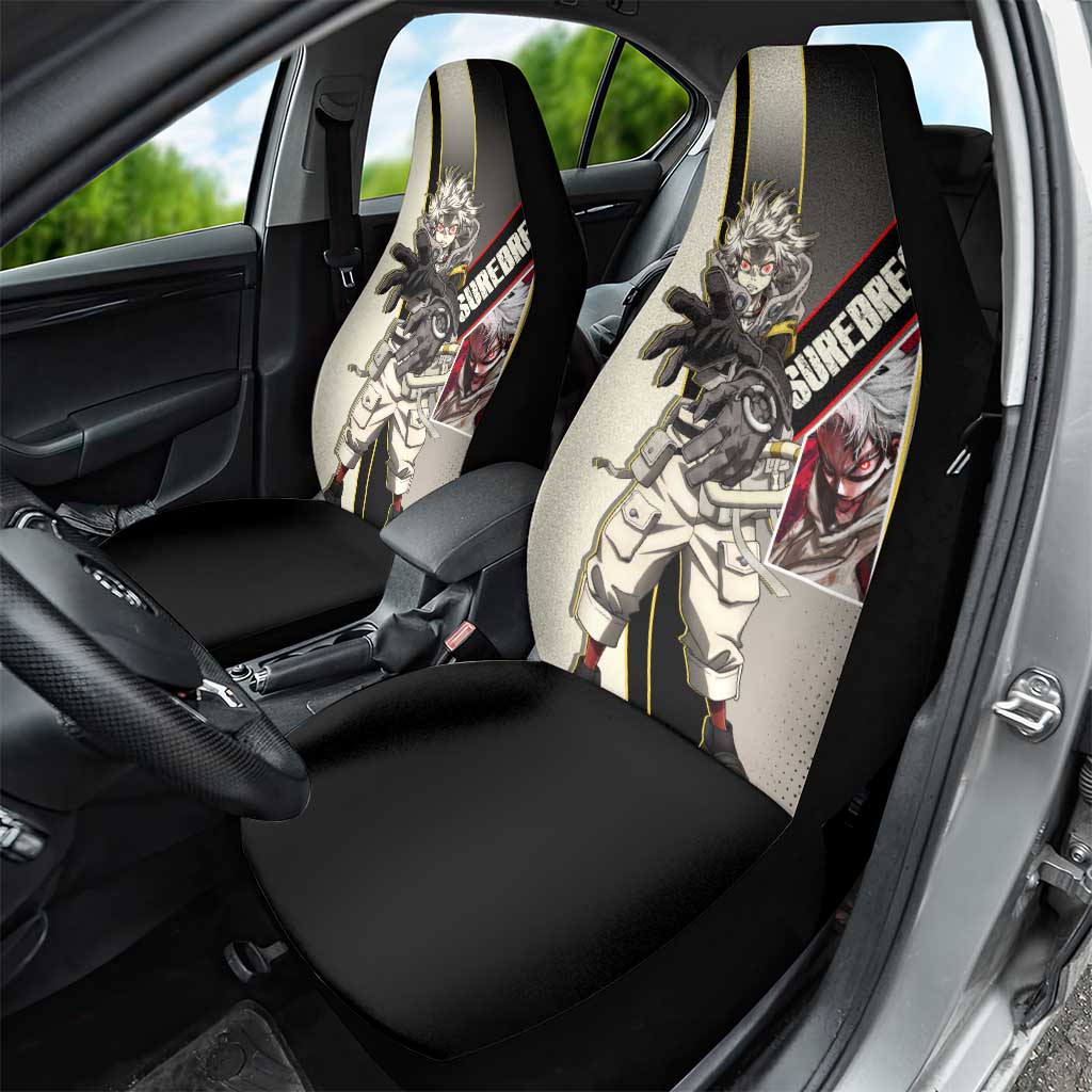 Rudo Surebrec Car Seat Cover Grunge Manga Illustration Style