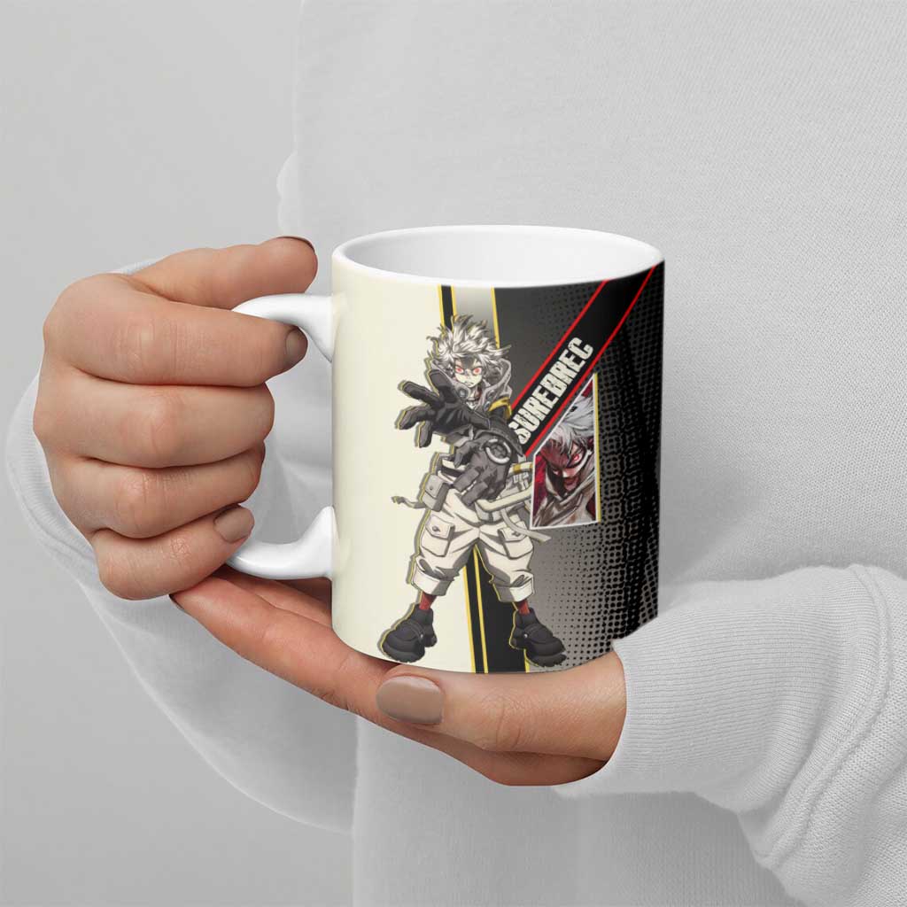 Rudo Surebrec Ceramic Mug Grunge Manga Illustration Style