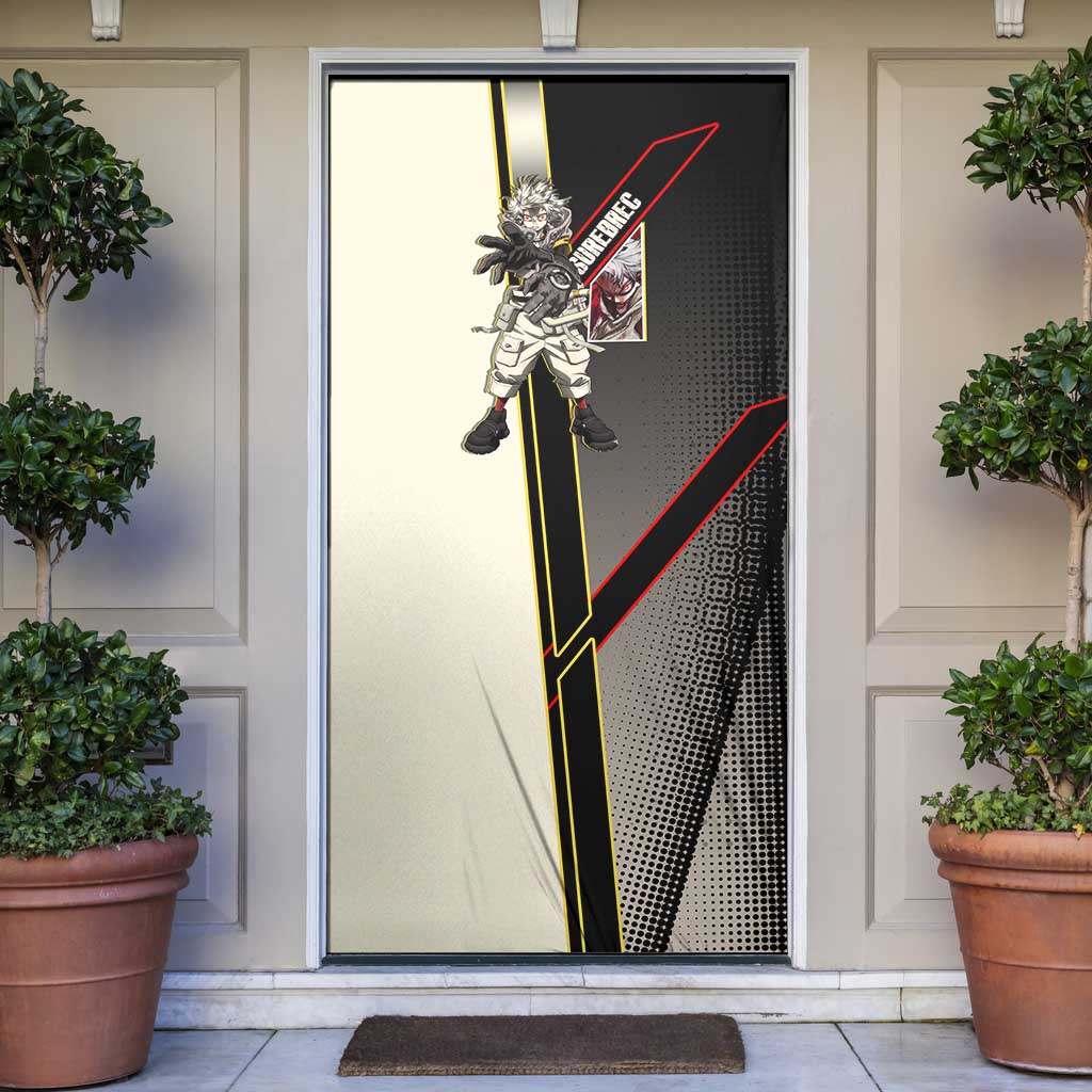 Rudo Surebrec Door Cover Grunge Manga Illustration Style