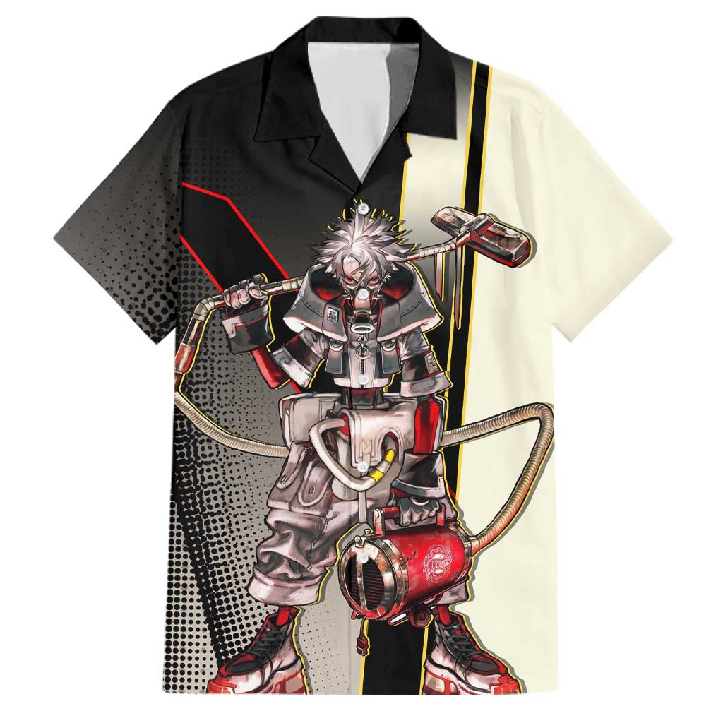 Rudo Surebrec Family Matching Long Sleeve Bodycon Dress and Hawaiian Shirt Grunge Manga Illustration Style