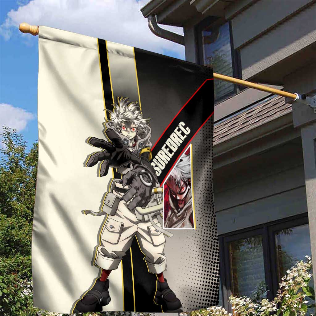 Rudo Surebrec Garden Flag Grunge Manga Illustration Style