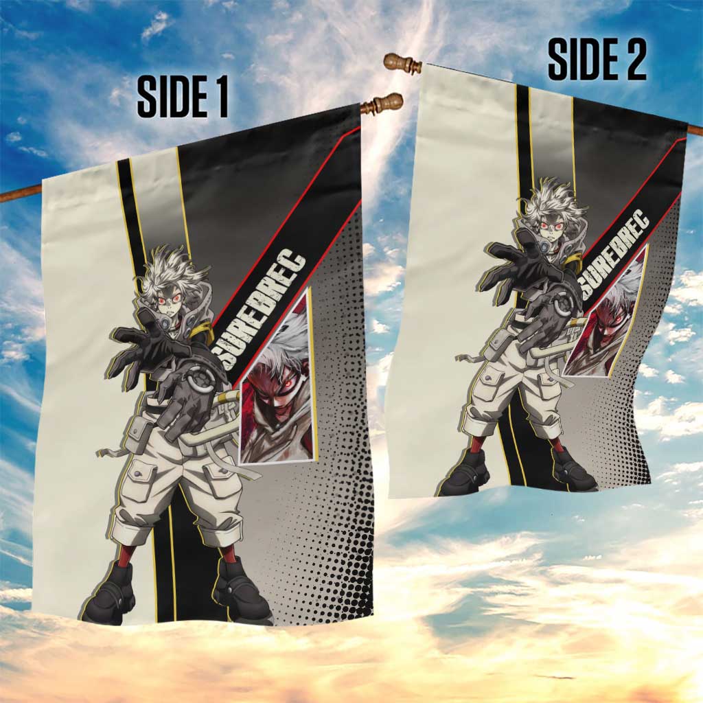 Rudo Surebrec Garden Flag Grunge Manga Illustration Style