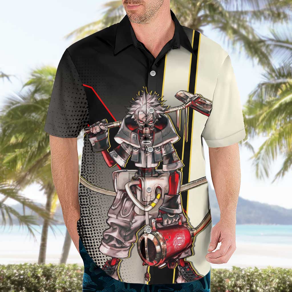 Rudo Surebrec Hawaiian Shirt Grunge Manga Illustration Style