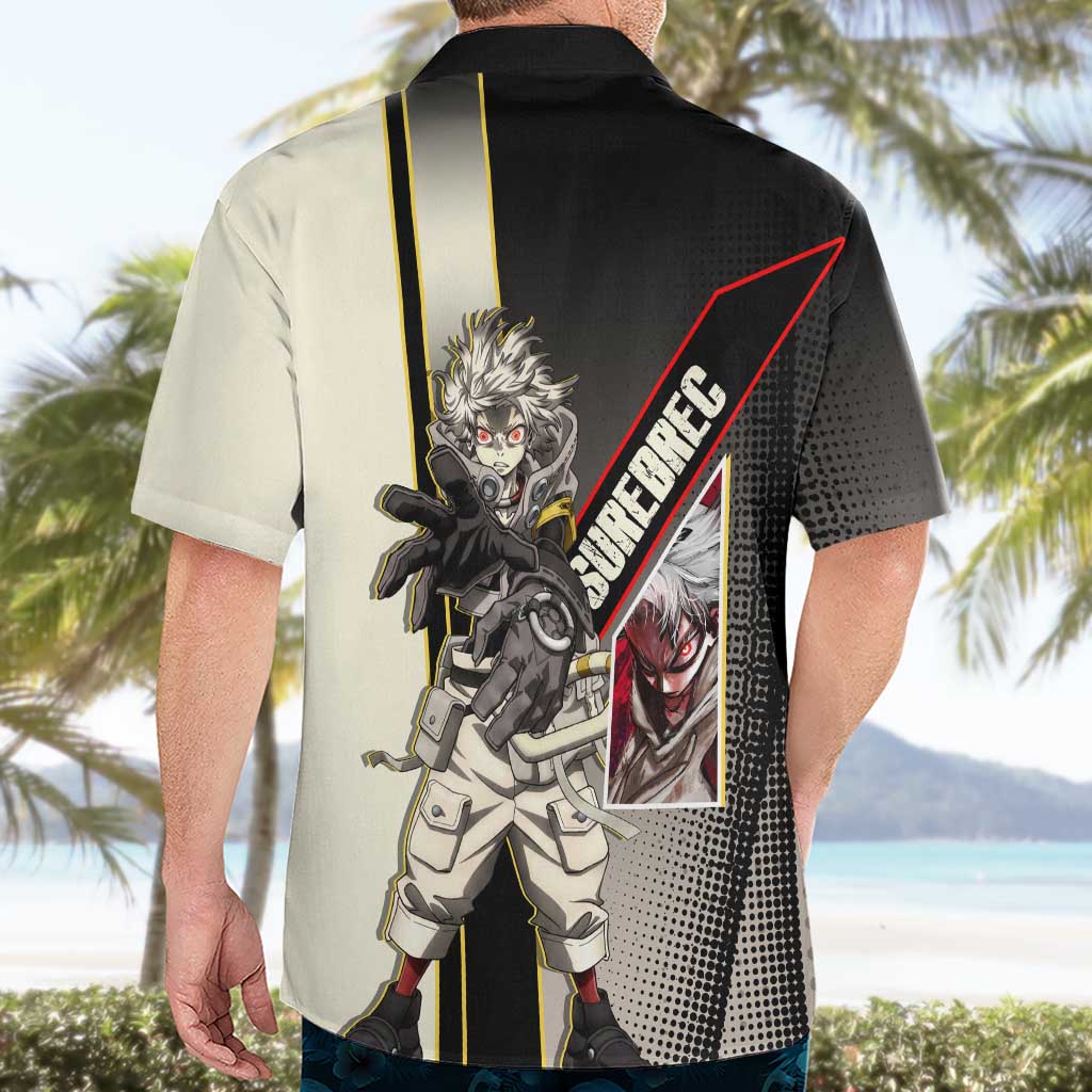 Rudo Surebrec Hawaiian Shirt Grunge Manga Illustration Style