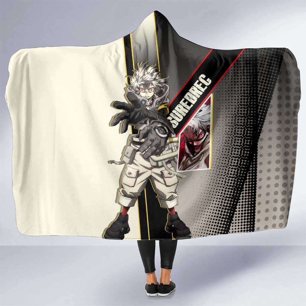 Rudo Surebrec Hooded Blanket Grunge Manga Illustration Style
